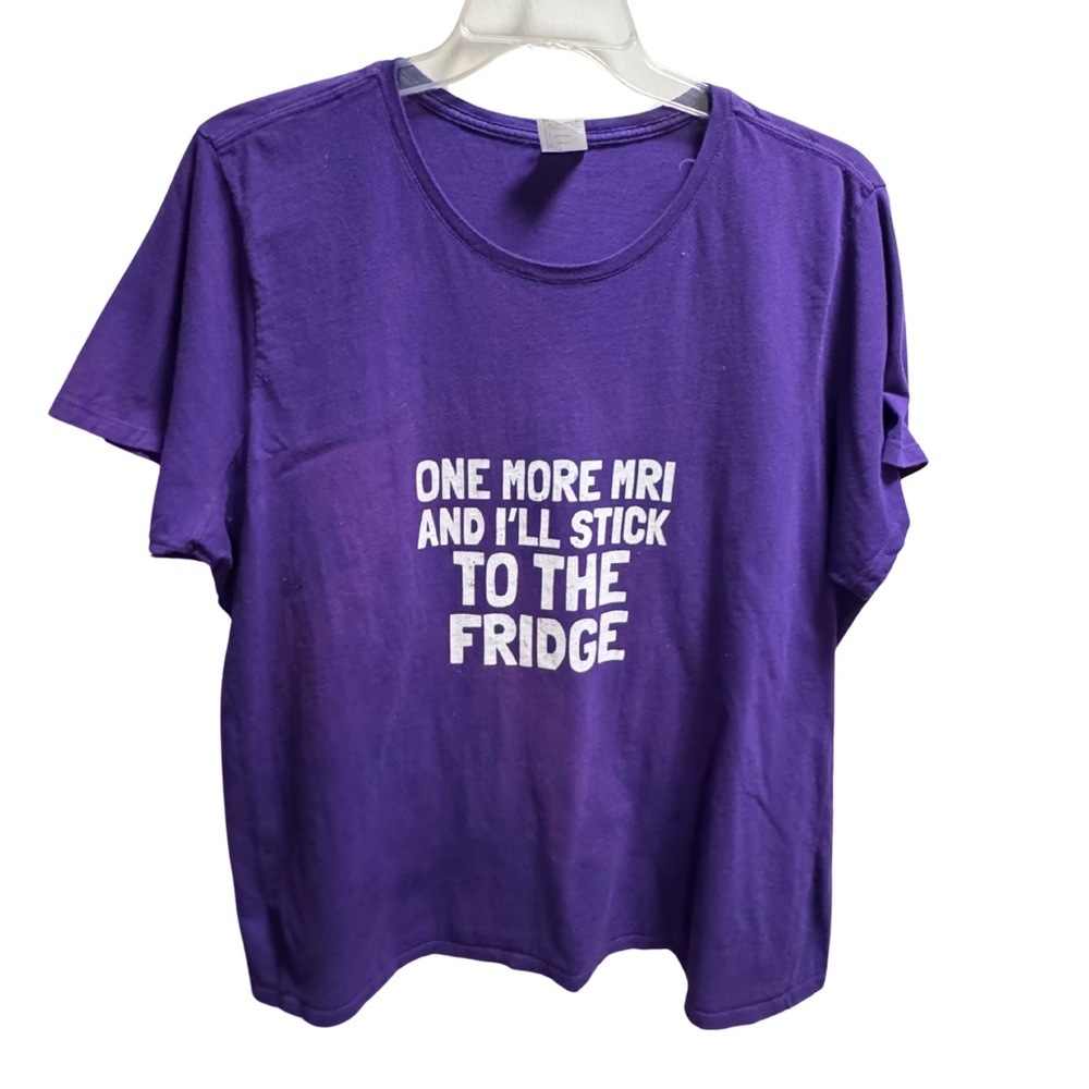 Cancer survivor Tshirt, women’s purple 3X